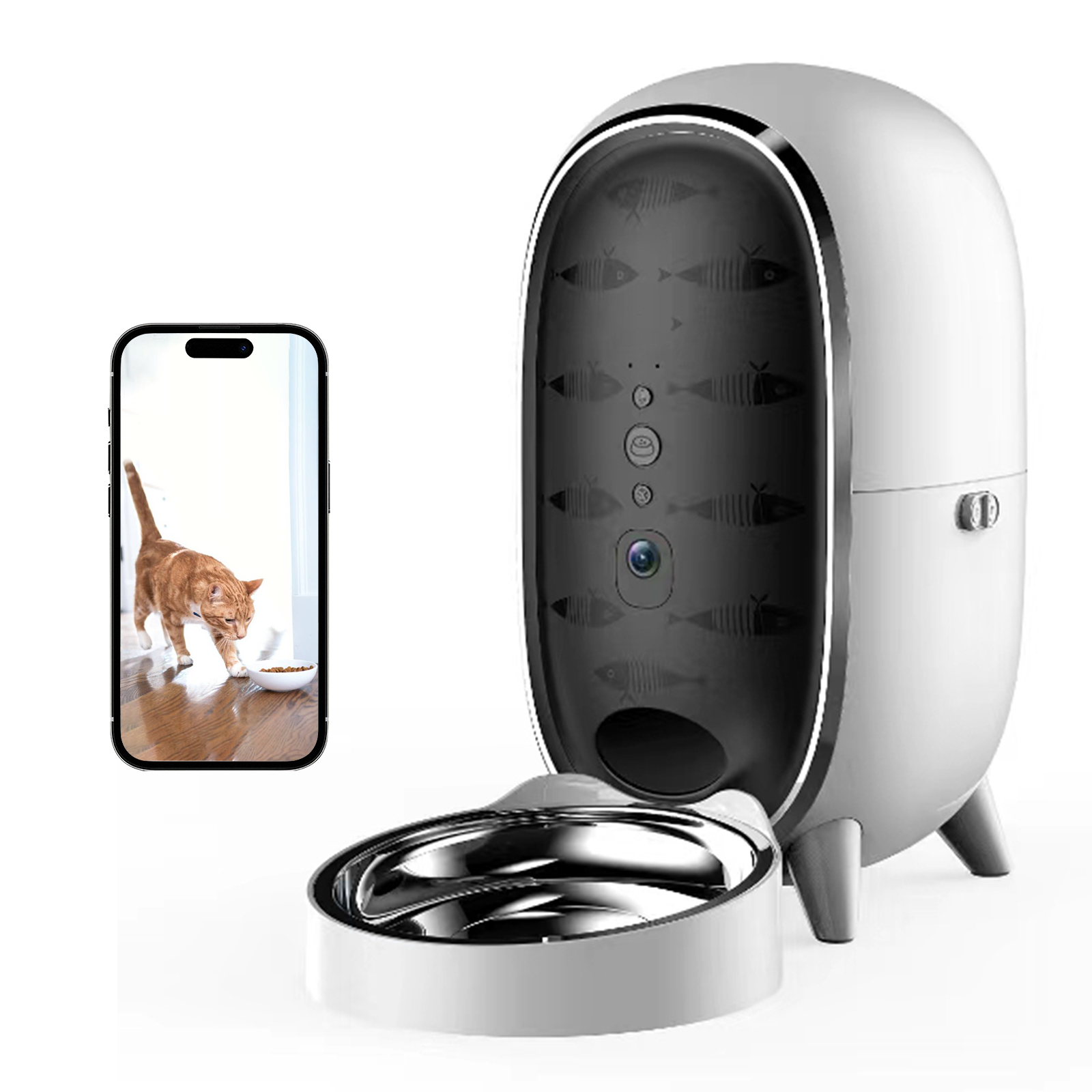 Catboxy 3L Smart Pet Feeder with Camera Wi-Fi – Automatic