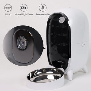 Catboxy Pisci Automatic Pet Feeder with 1080HD Camera