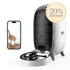 Catboxy Pisci Automatic Pet Feeder with 1080HD Camera