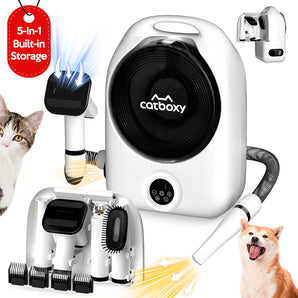 Catboxy Nova P1 5-in-1 Pet Vacuum Grooming Kit