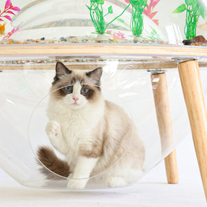 Cat Fish Tank Pro XL – All-in-One Aquarium Cat Bed Furniture